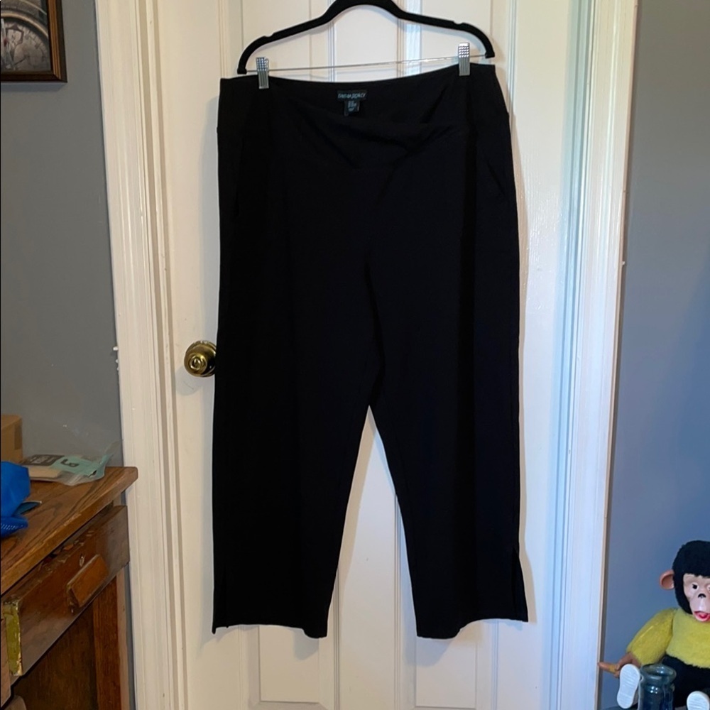 Cynthia Rowley Black Wide Leg Pants